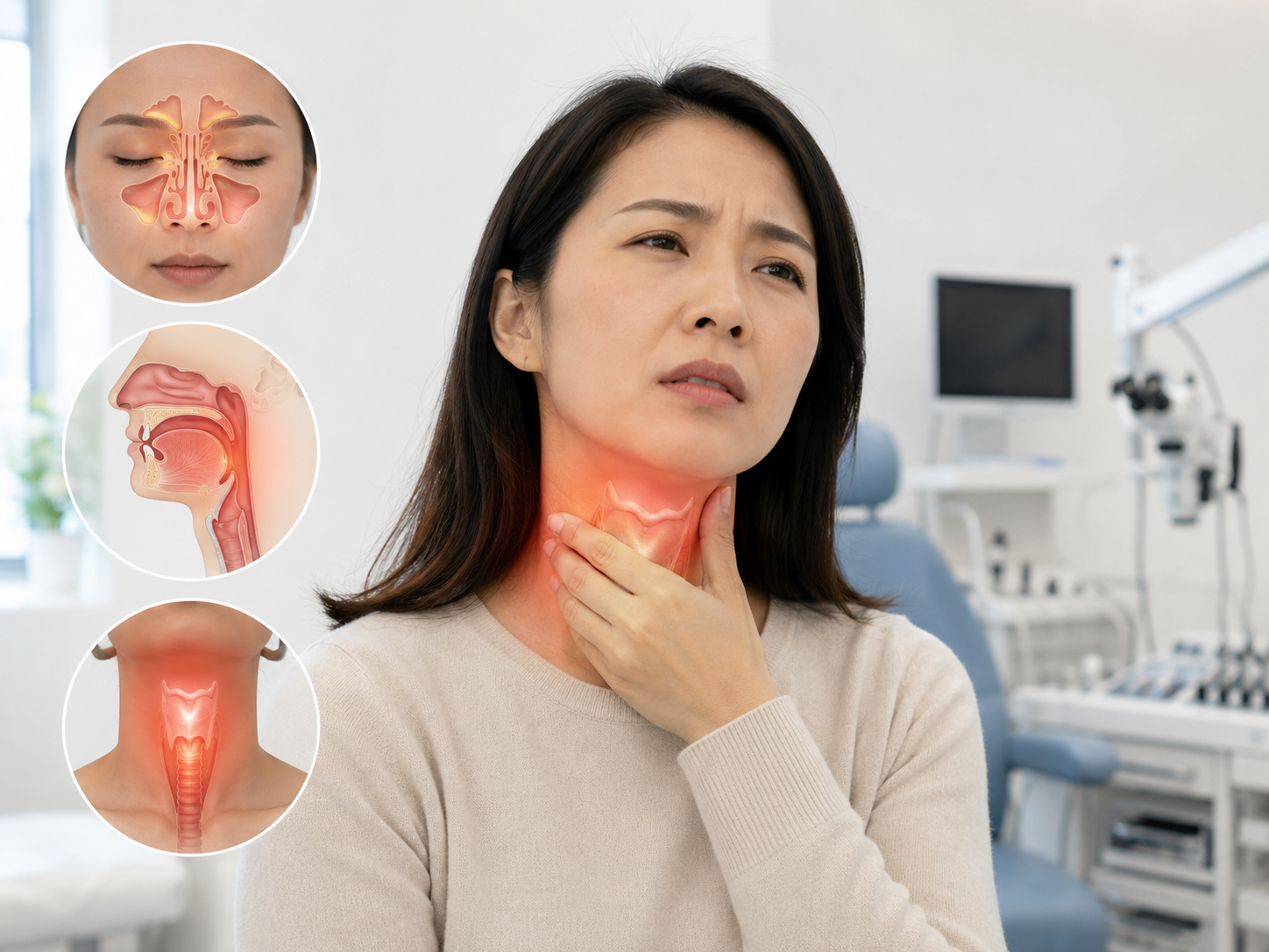 head and throat conditions